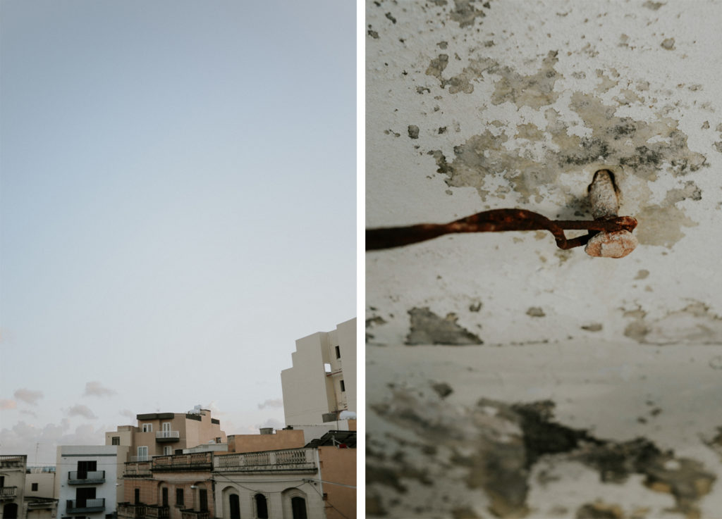Voyage Malte - Bâtiment et clou dans un mur