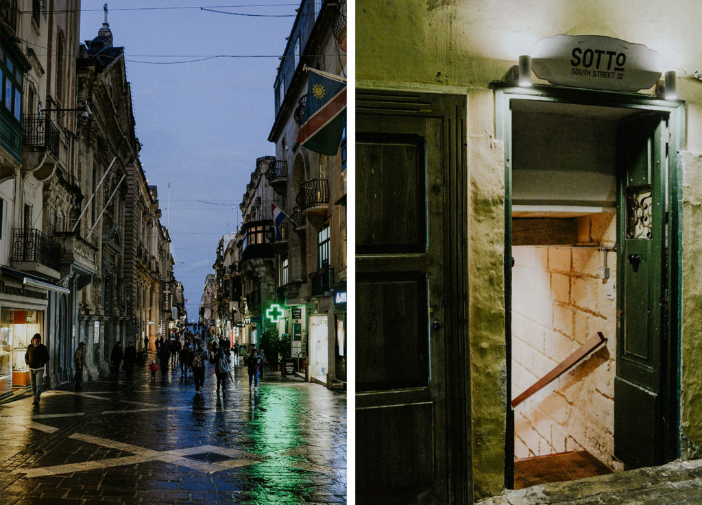 La Valette de nuit - Sotto Pizzeria - Malte